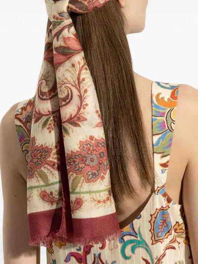 Etro Paisley Patterned Scarf In Multi