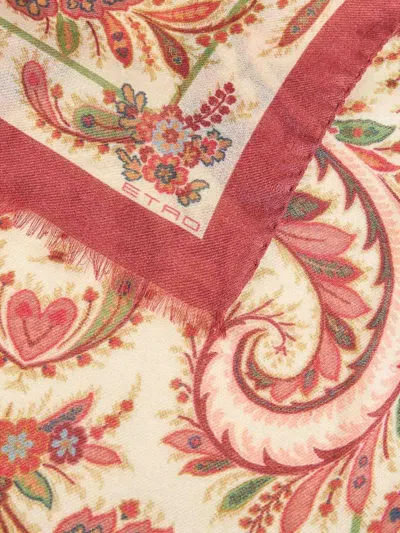 Etro Paisley Patterned Scarf In Multi