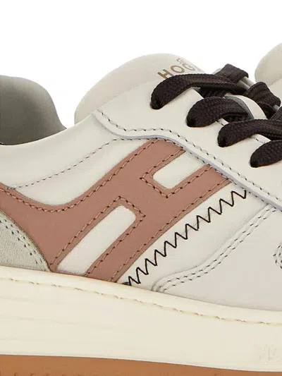 Hogan Sneakers With Perforated Toe Box And Contrasting Accents In Multi