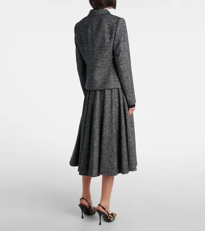 Dolce & Gabbana Jacket With Melange Effect Dolce E Gabbana In Gray
