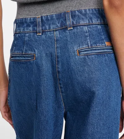 Dolce & Gabbana 5 Pocket Denim Pants In Blue