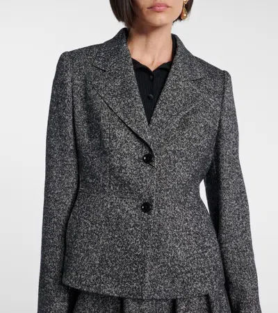 Dolce & Gabbana Jacket With Melange Effect Dolce E Gabbana In Gray