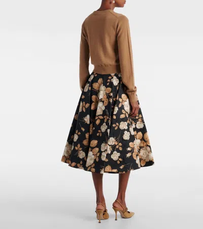 Dolce & Gabbana Cashmere Cardigan In Sand