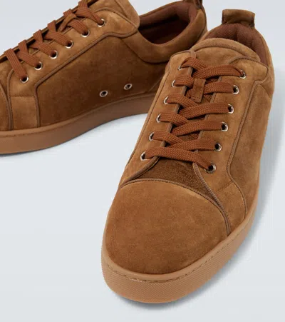 Christian Louboutin Brown Suede Trainer