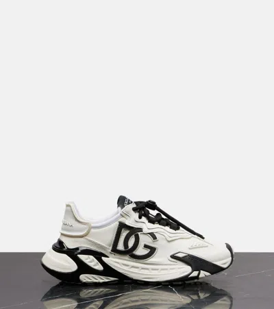 Dolce & Gabbana Sneaker Day Faster Black And White In Black