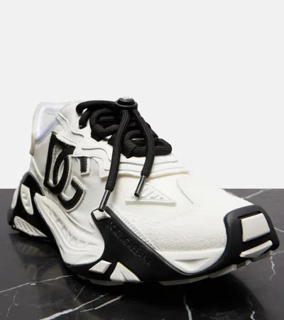 Dolce & Gabbana Sneaker Day Faster Black And White In Black