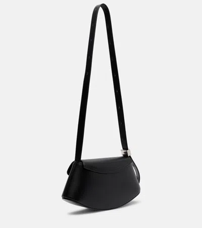 Jil Sander Small Crossbody Bag Adjustable Strap In Black