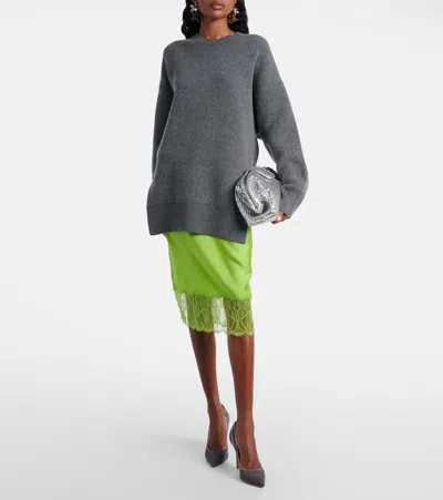 Gianvito Rossi Suede Pointed Toe Pumps In Multi