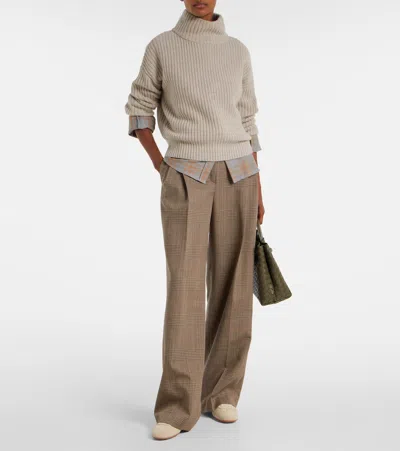 Lisa Yang Julina Cashmere Turtleneck Sweater In Neutral