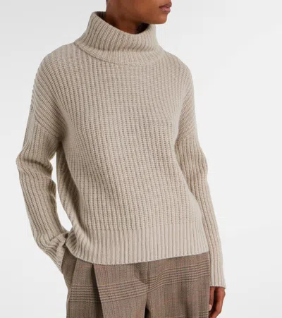 Lisa Yang Julina Cashmere Turtleneck Sweater In Neutral