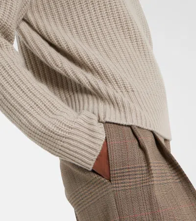 Lisa Yang Julina Cashmere Turtleneck Sweater In Neutral