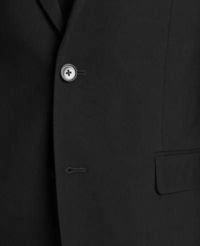 Reaction Kenneth Cole Travel-ready Modern-fit Stretch Suit Separate Jacket In Black