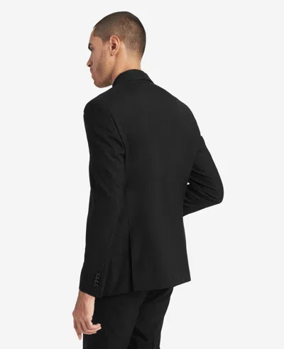 Reaction Kenneth Cole Travel-ready Modern-fit Stretch Suit Separate Jacket In Black