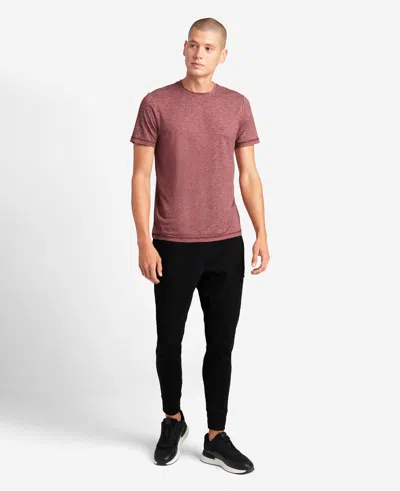 Kenneth Cole Essential Crew Neck Active Tee In Pink