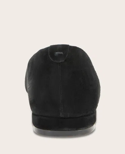 Gentle Souls Women's Hanette Square Toe Suede Flats In Black