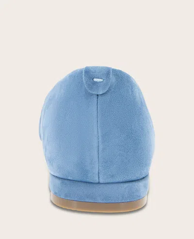 Gentle Souls Women's Hanette Square Toe Suede Flats In Blue