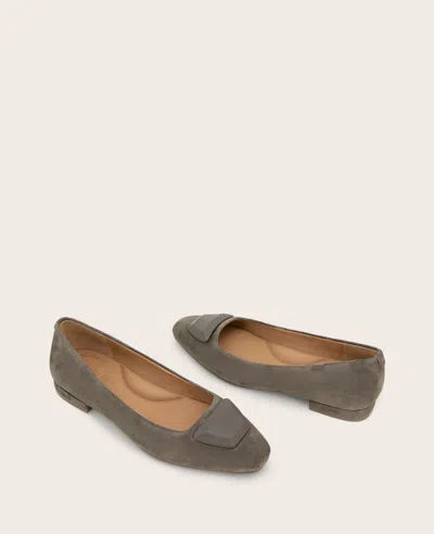 Gentle Souls By Kenneth Cole Hanette Suede Flat In Multi