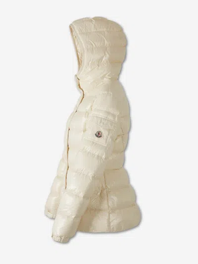 Moncler Short Down Jacket Barante In White