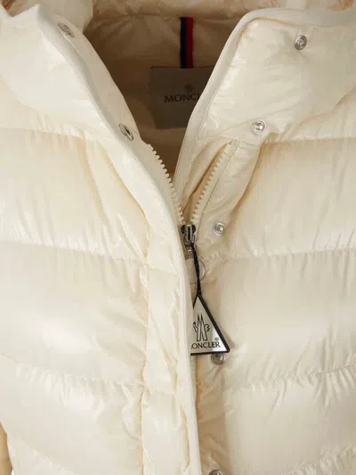 Moncler Short Down Jacket Barante In White