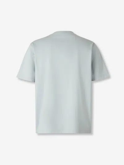 Lardini Cotton T-shirt Pocket In Blue