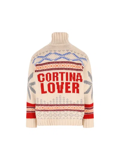 Giada Benincasa Fairisle-pattern Zip-up Jacket In Brown
