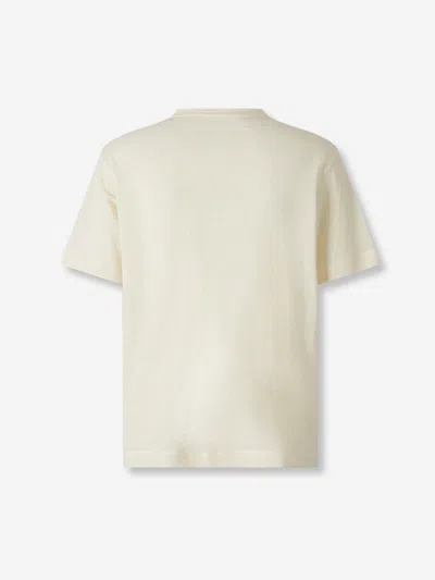 Lardini Striped Pocketed T-shirt In Yellow