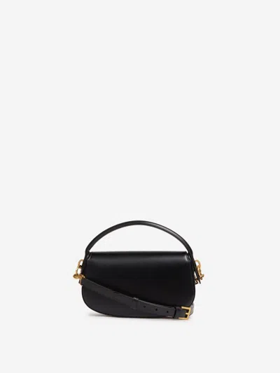 Saint Laurent Voltaire Bag In Box Leather In Black