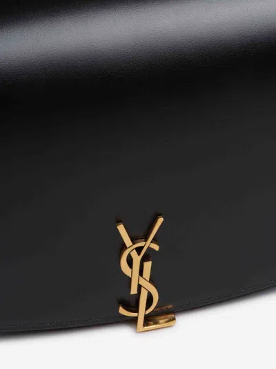 Saint Laurent Voltaire Bag In Box Leather In Black