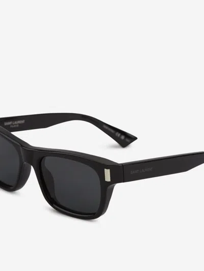 Saint Laurent Square-frame Acetate Sunglasses In Black