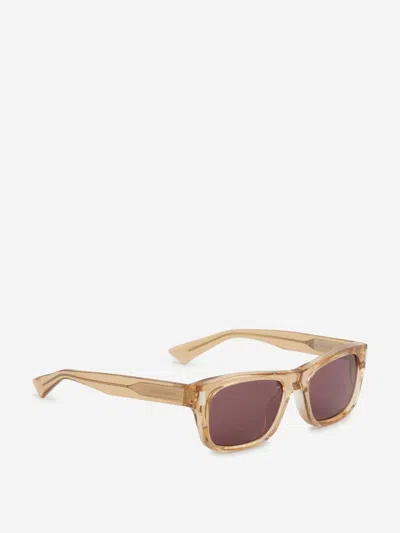 Saint Laurent Square-frame Acetate Sunglasses In Brown