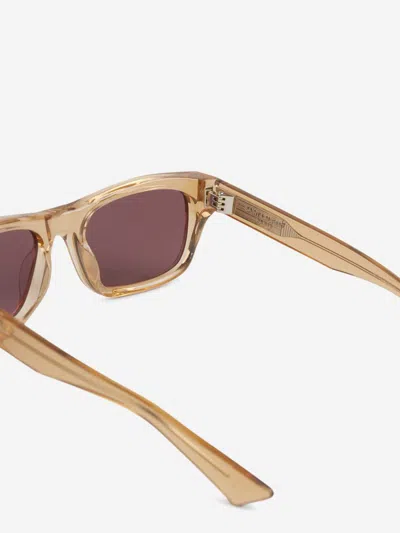 Saint Laurent Square-frame Acetate Sunglasses In Brown