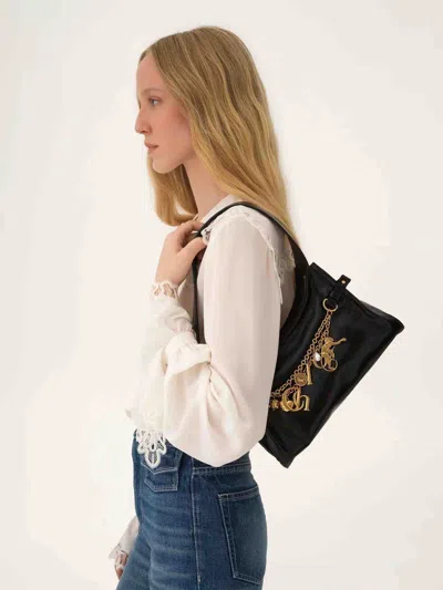 Chloé Chloe Charms Shoulder Bag Women In Black