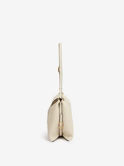 Wandler Penelope Slouch Leather Shoulder Bag In Neutral