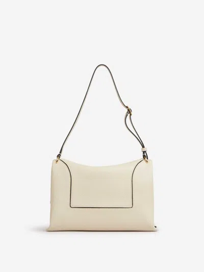 Wandler Penelope Slouch Leather Shoulder Bag In Neutral