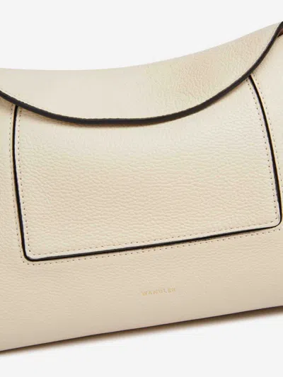Wandler Penelope Slouch Leather Shoulder Bag In Neutral