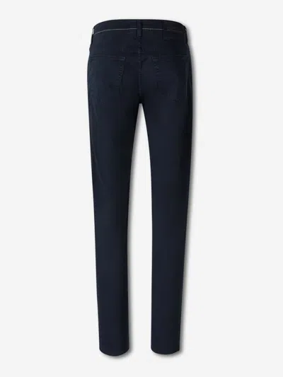 Jacob Cohen Embroidered Jeans In Blue