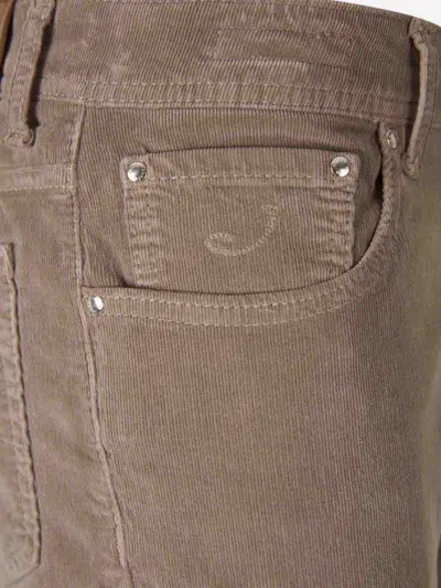 Jacob Cohen Straight Jeans In Brown