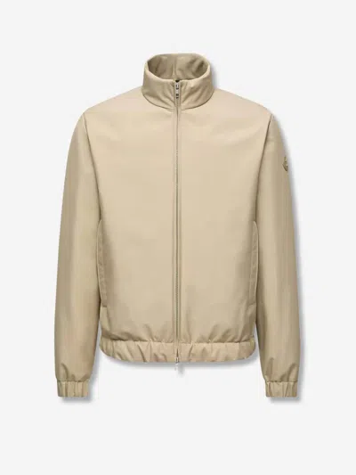 Moncler Nibles Cotton Down Jacket In Brown