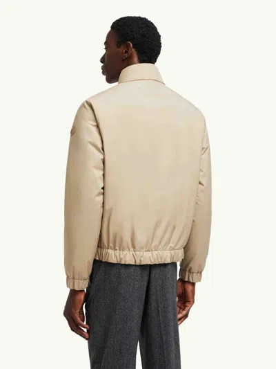 Moncler Nibles Cotton Down Jacket In Brown