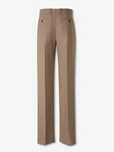 Saint Laurent Belt Loop Casual Pants In Black
