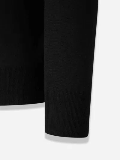 Canali High Neck Sweater In Black