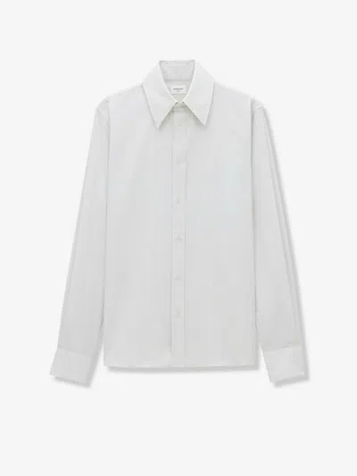 Saint Laurent Cotton Poplin Cassandre Shirt Clothing In White