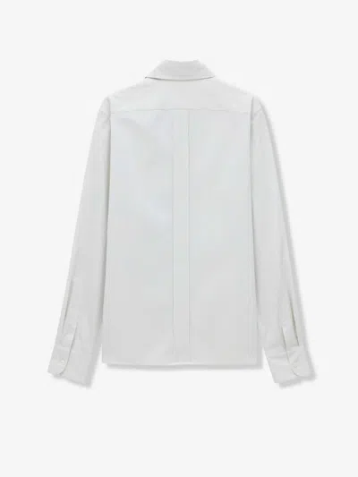 Saint Laurent Cotton Poplin Cassandre Shirt Clothing In White