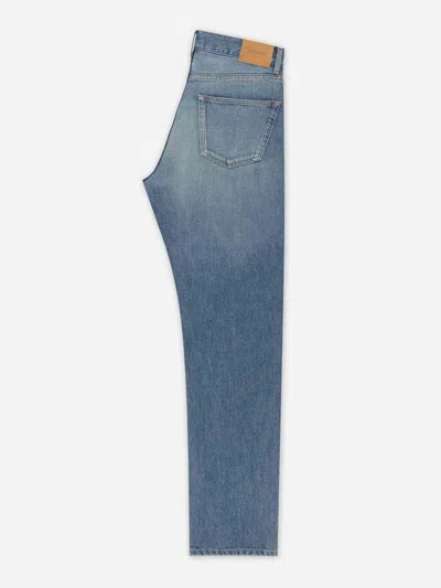 Saint Laurent High-rise Denim Jeans In Blue