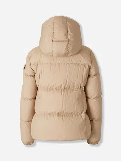 Moncler Tan Fourmines Short Down Jacket In Brown