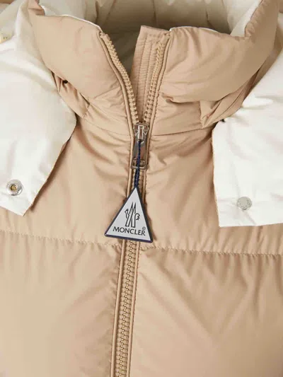 Moncler Tan Fourmines Short Down Jacket In Brown