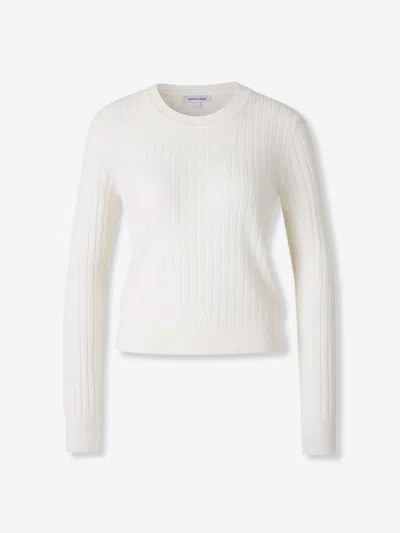 Veronica Beard Ribbed Crew-neck Sweater In Black