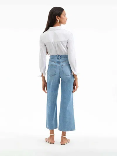 Veronica Beard Long-sleeve Button-down Shirt In White