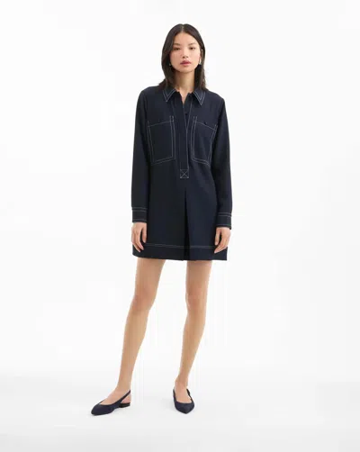 Veronica Beard Mini Dress Pryce In Black