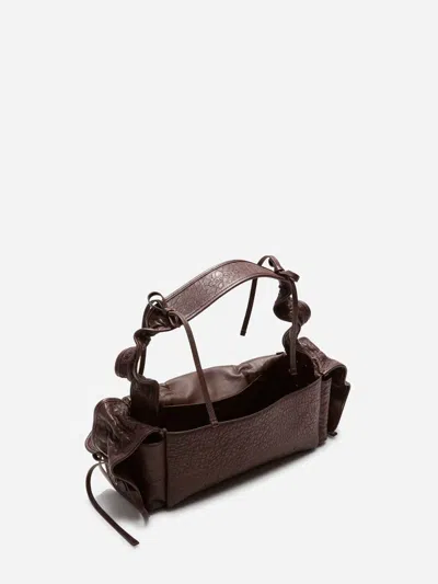 Acne Studios Bolso Hombro Multipocket In Brown